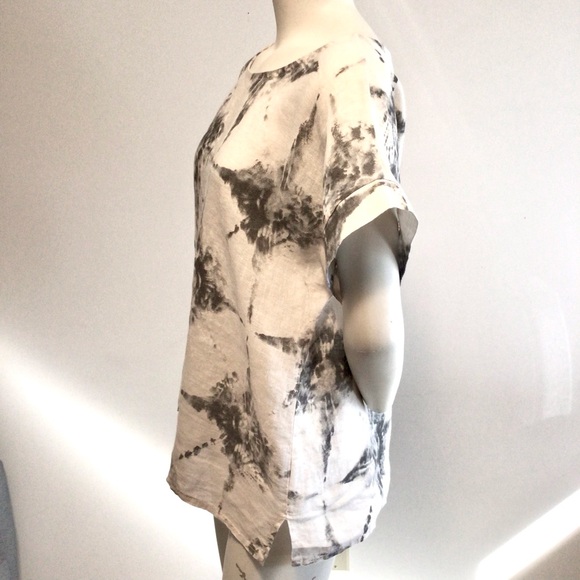 Bellambia Tie-Dye Linen Top - Picture 4 of 12